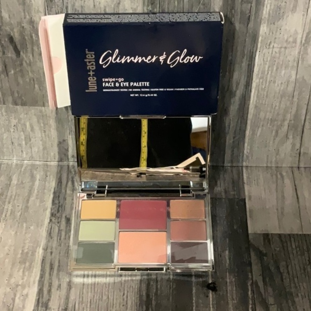 NWT Lune + Aster Glimmer & Glow Face & Eye Palette
